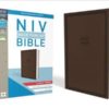 NIV - Value Thinline Bible, Large Print, Imitation Leather, Brown (Special)