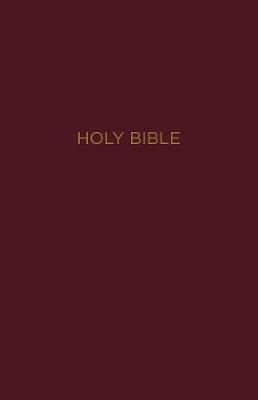 NKJV - Gift and Award Bible, Leather-Look, Burgundy, Red Letter Edition