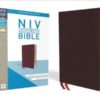 NIV - Thinline Bible, Bonded Leather, Burgundy, Red Letter Edition (Special)