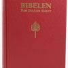 Bibelen - Den Hellige Skrift (88/07), Storskrift, Rød sjirting (BM)