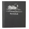 Hyttebok sjø, sort, 21x24 cm, 96 ark, 100 gr
