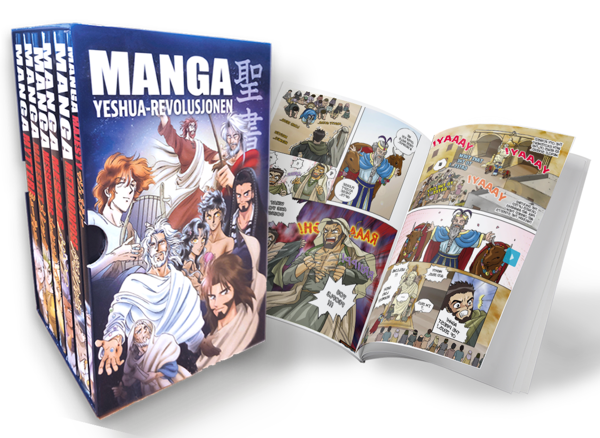 Manga  - De gamle historier fortalt på en ny måte (Bokpakke 6 stk)
