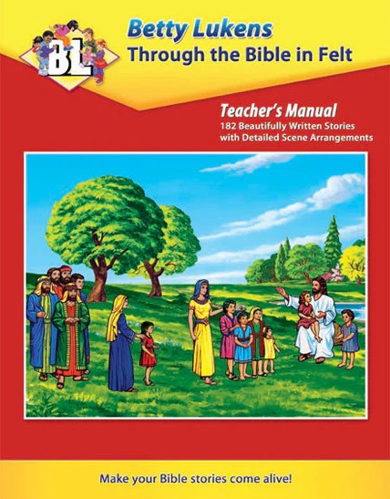 Flanellograf, Lærerveiledning til Bibelhistorien, 3-års sett (Teacher's Manual, engelsk)