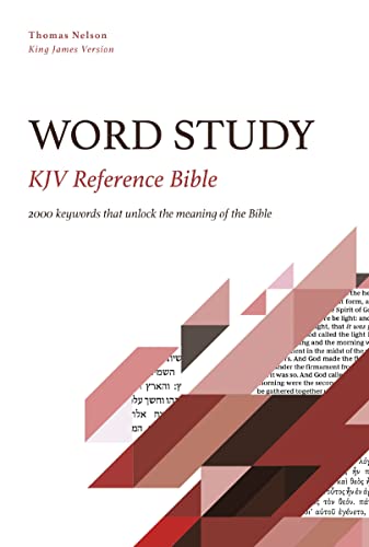 KJV - Word Study Reference Bible, Hardcover, Red Letter, Comfort Print: 2,000 Keywords That Unlock t