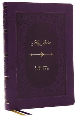 KJV - Giant Print Thinline Bible, Vintage Series, Leathersoft, Purple, Red Letter, Comfort Print: Ki