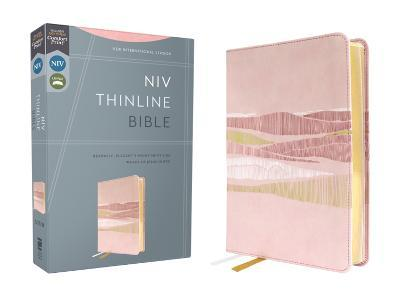 NIV - Thinline Bible, Leathersoft, Pink, Red Letter, Comfort Print