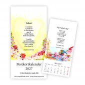 Postkortkalender Akvarell 2027