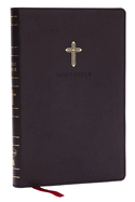 NKJV - Holy Bible, Ultra Thinline, Black Leathersoft, Red Letter, Comfort Print
