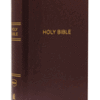 NKJV - Pew Bible, Large Print, Hardcover, Burgundy, Red Letter Edition
