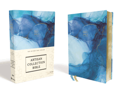 NIV - Artisan Collection Bible, Cloth Over Board, Blue, Art Gilded Edges, Red Letter Edition, Comfor