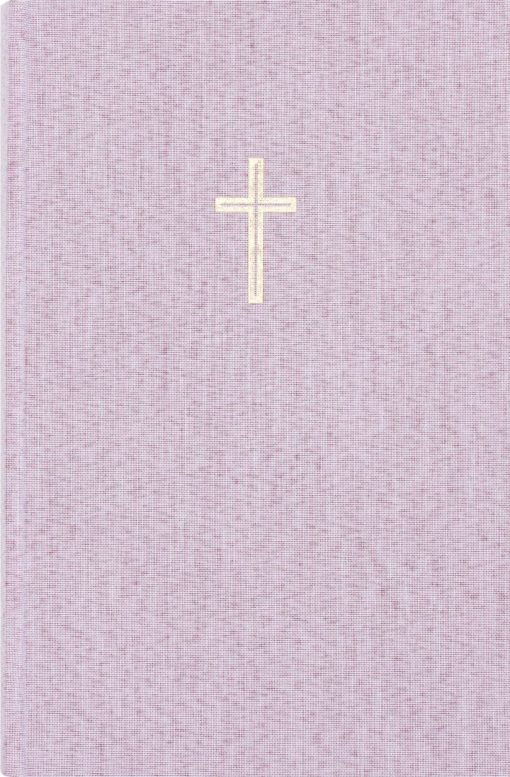Bibel 2024, Storskrift (15,8x24,5 cm), Lys rosa tekstil, BM