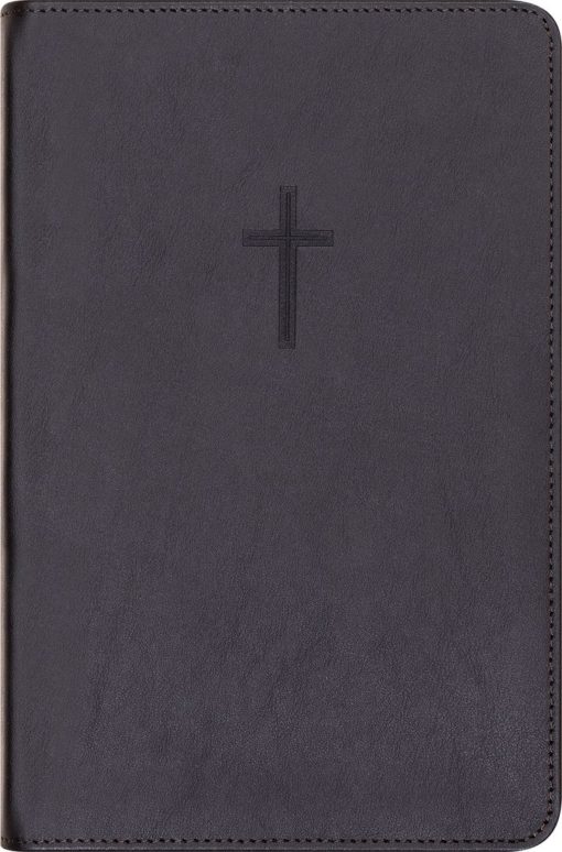 Bibel 2024, Medium (11,8x18 cm), Svart skinn, BM