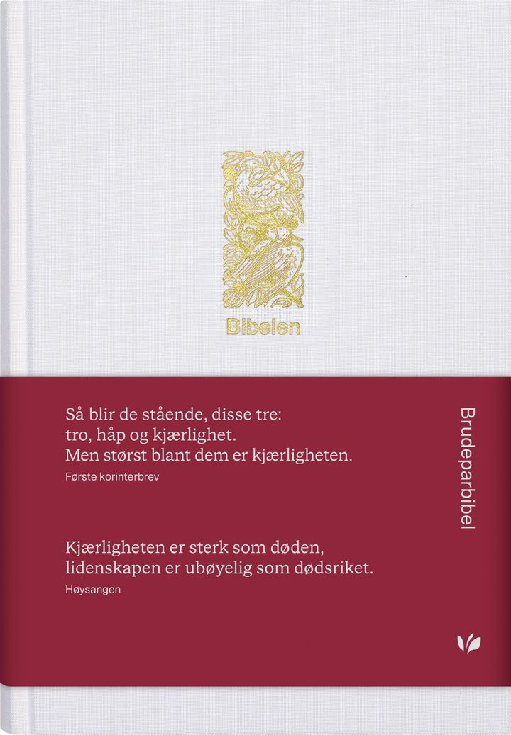 Bibel 2024, Brudeparbibel, 14,5x21,4 cm, Hvit, BM