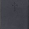Bibel 2024, Katolsk kanon, Medium (11,8x18 cm), Svart resirkulert skinn, BM
