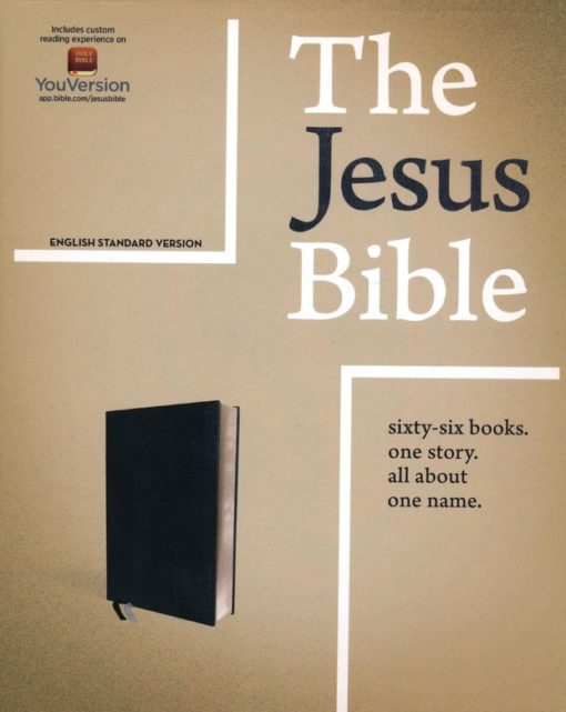 ESV - The Jesus Bible, Leathersoft, Black