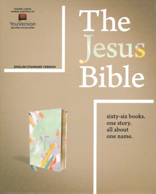 ESV - The Jesus Bible, Leathersoft, Multi-Color/Teal