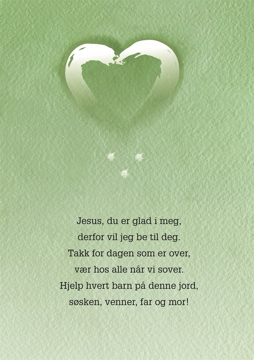 Jesus, du er glad i meg (plakat 2024)