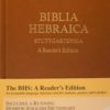 Biblia Hebraica Stuttgartensia (Bhs) (Hardcover): A Reader's Edition (Stamped Case with Jacket)