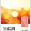 MSG - The Message Deluxe Gift Bible, Large Print, Leather-Look, Dusty Pink Floral