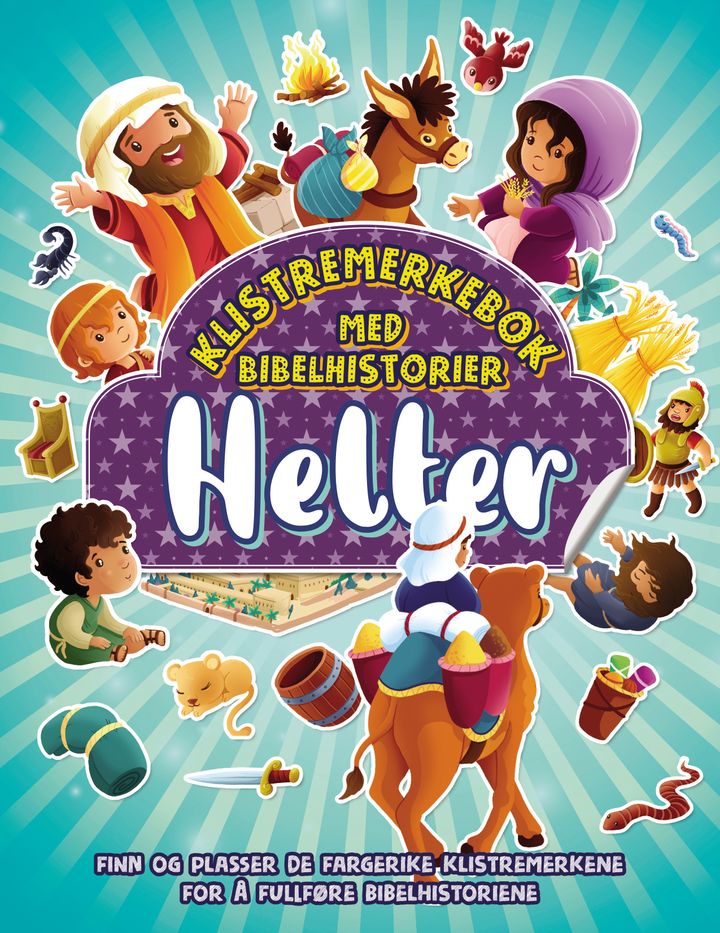 Helter, klistremerkebok med bibelhistorier