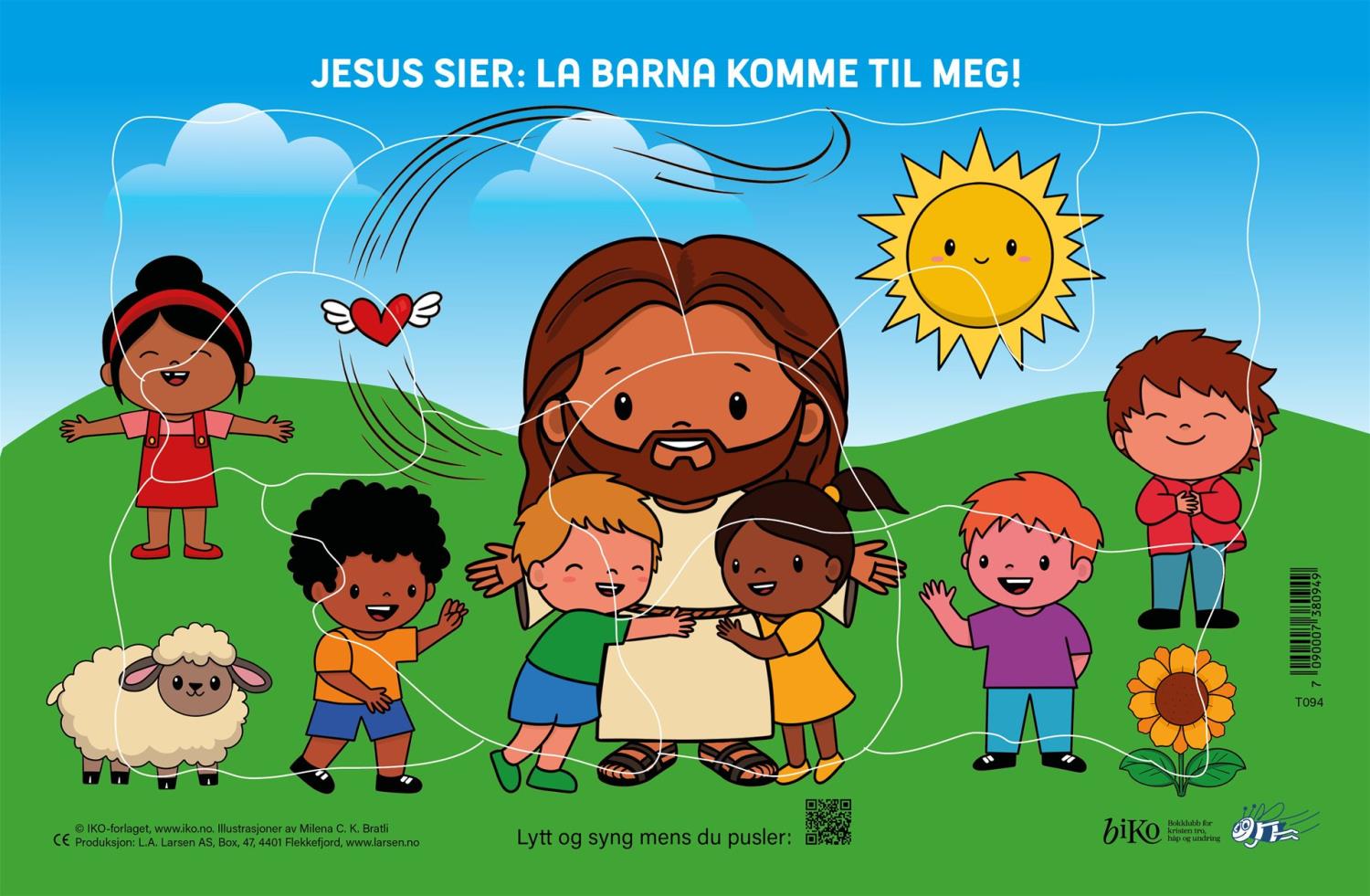 La barna komme til meg, puslespill