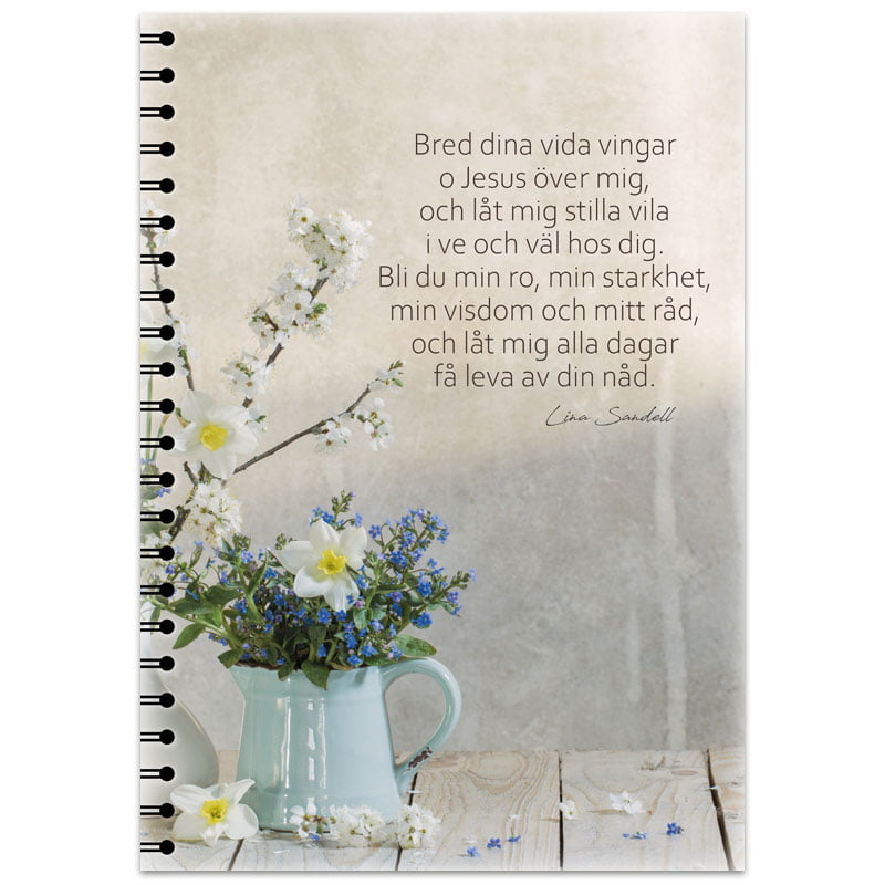 Skrivebok - Bred dina vida vinger (Note45)