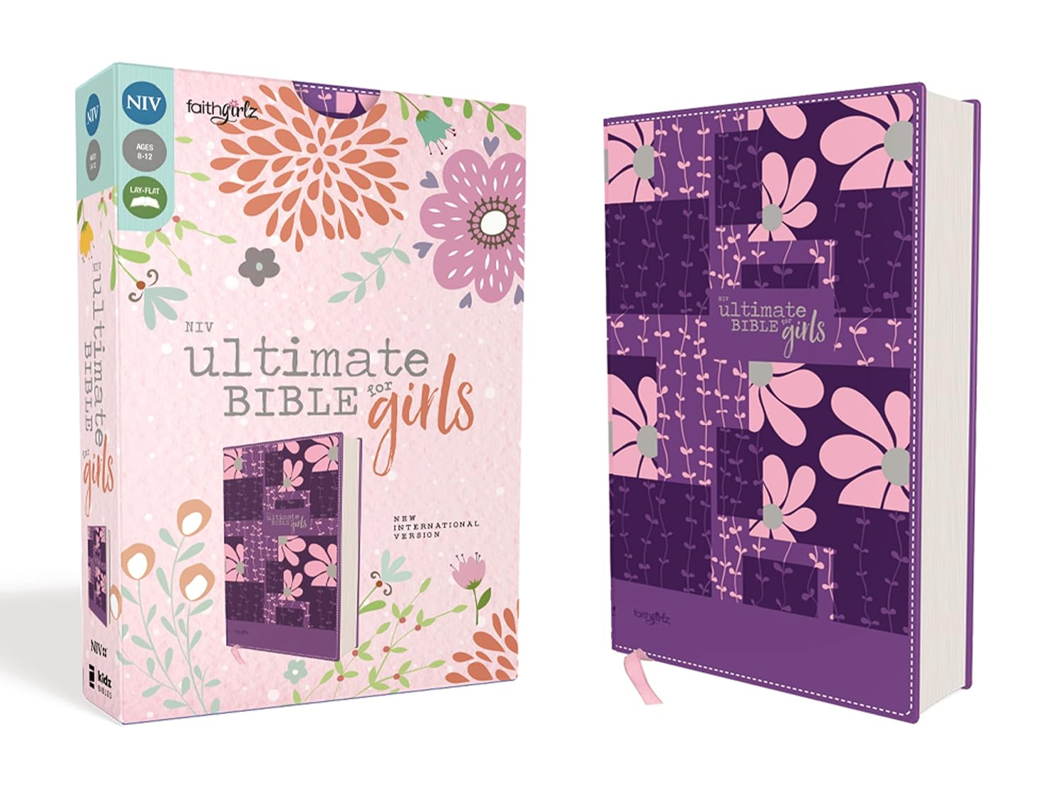 NIV - Ultimate Bible for Girls, Faithgirlz Edition, Leathersoft, Purple