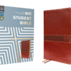 NIV - Student Bible, Leathersoft, Brown, Thumb Indexed, Comfort Print