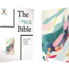 NIV - Jesus Bible, Artist Edition, Leathersoft, Multi-Color/Teal, Thumb Indexed, Comfort Print