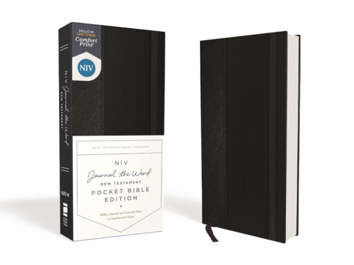 NIV - Journal the Word New Testament (Perfect for Note-Taking), Pocket Bible Edition, Hardcover, Bla