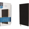 NIV - Pocket Thinline Bible, Bonded Leather, Black, Red Letter, Comfort Print