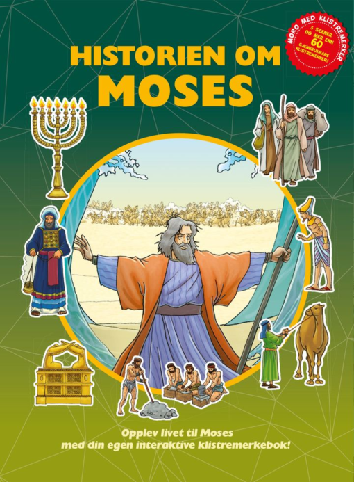 Historien om Moses - Interaktiv klistremerkebok