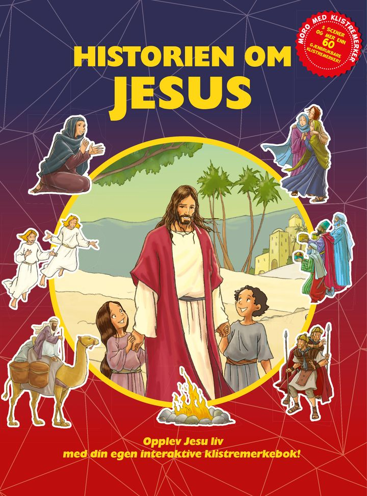 Historien om Jesus - Interaktiv klistremerkebok