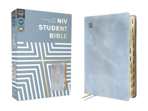 NIV - Student Bible, Leathersoft, Teal, Thumb Indexed, Comfort Print