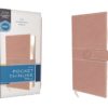 NIV - Pocket Thinline Bible, Leathersoft, Pink, Snap Closure, Red Letter, Comfort Print