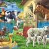 Puslespill, Husdyr på en koselig gård, 23 brikker, Maxi (FH23)