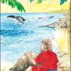 Puslespill, Jona og hvalen, 18 brikker, Midi (G5)