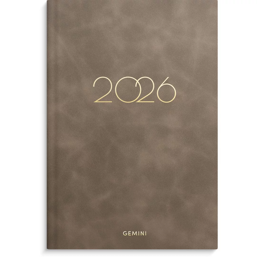 Lommekal GRIEG Gemini 2026 Colore brun
