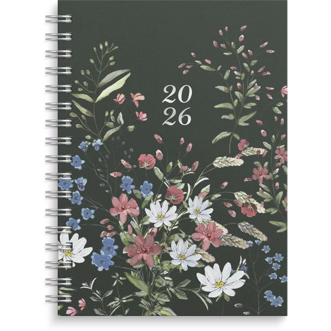 Ukekalender GRIEG Multi A6 2026 Blomster