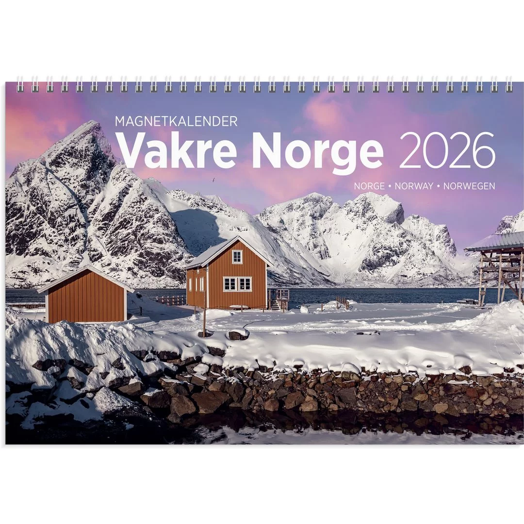 Magnetkalender GRIEG 2026 Vakre Norge