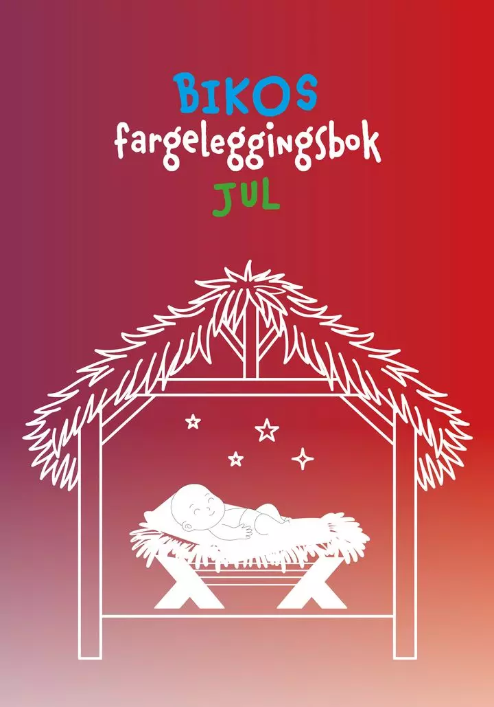 Bikos fargeleggingsbok jul