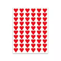 Klistermerker, Røde hjerter (BP543)