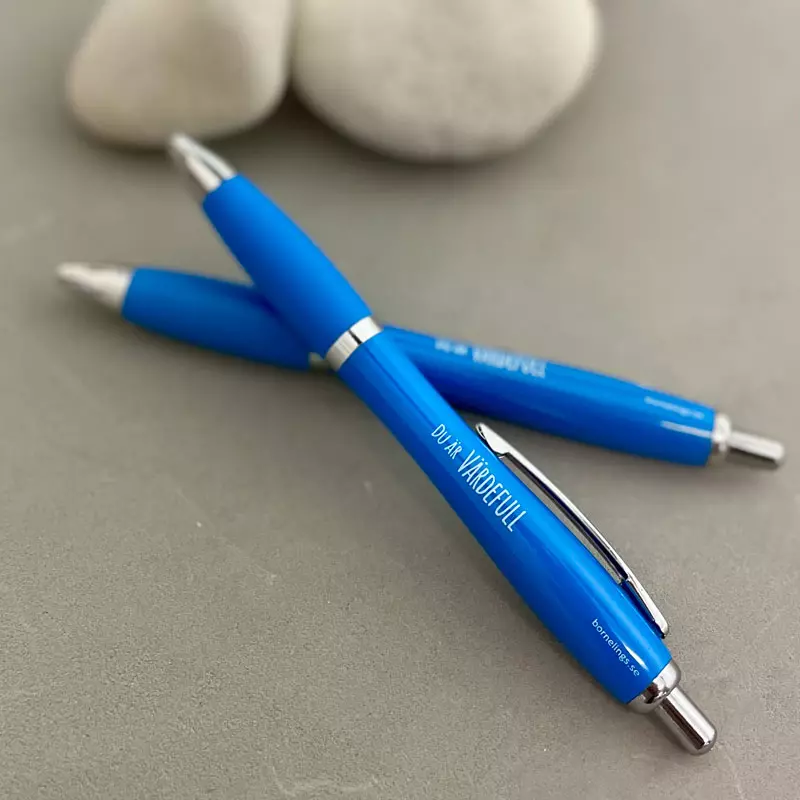 Kulepenn, Du är värdefull, Blå (BP566BL)