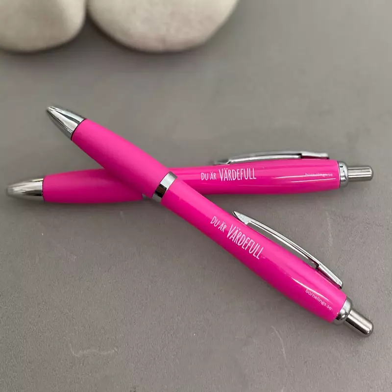 Kulepenn, Du är värdefull, Rosa (BP566RO)