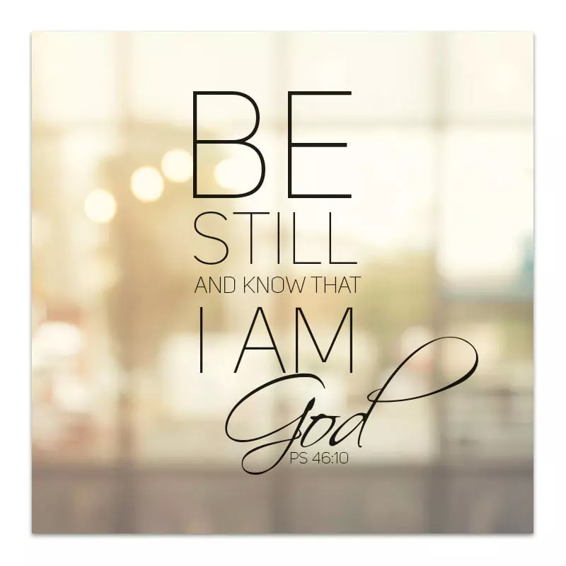 Magnet, Be still and know that I am God (Ps 46:10) (BM28)