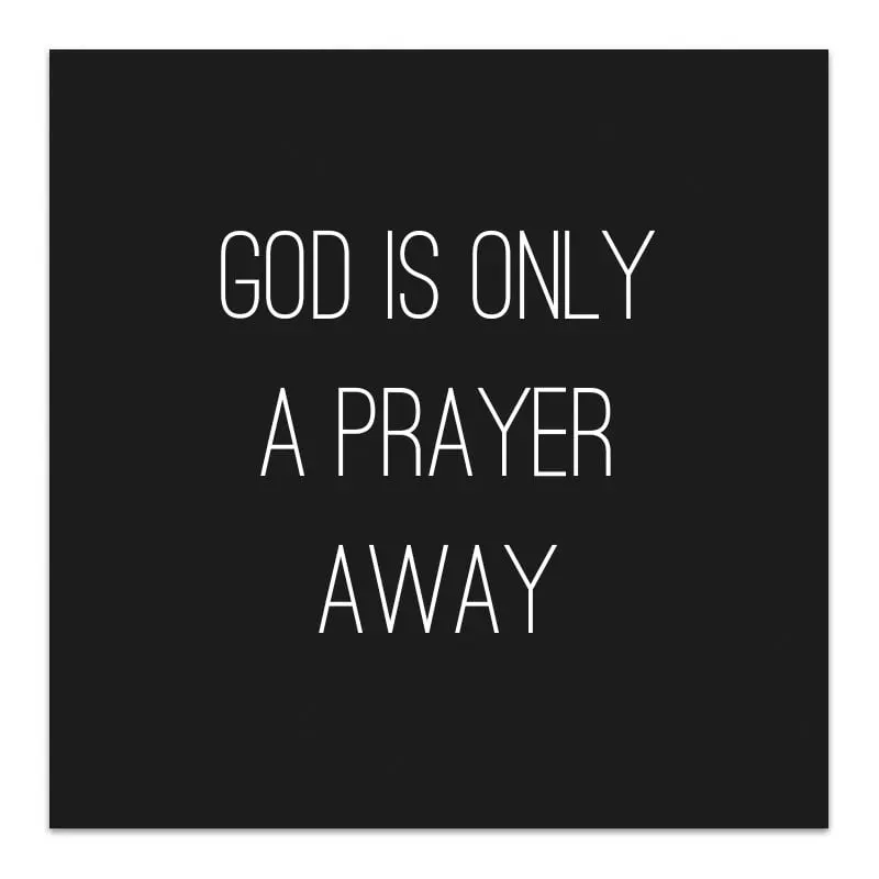 Magnet, God is only a prayer away (BM23)