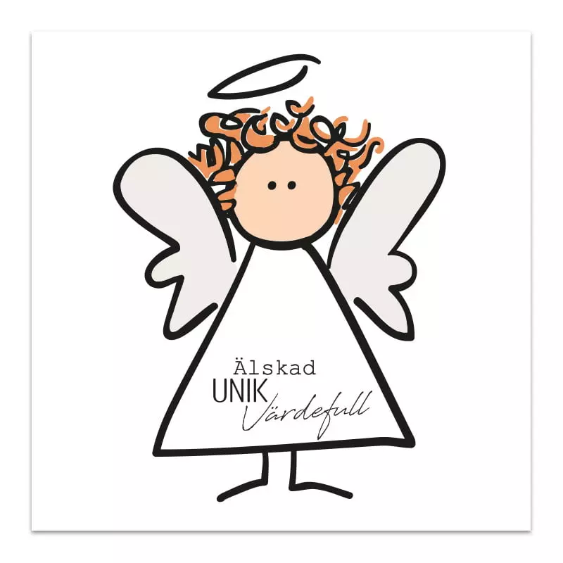 Magnet, Älskad, unik, värdefull (BM35)