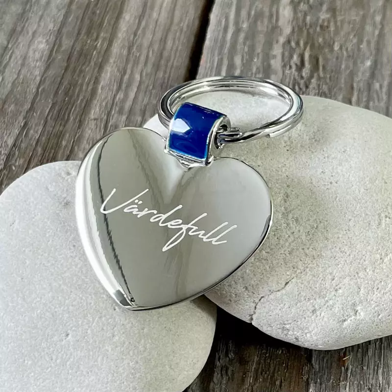 Nøkkelring, Hjerte, Värdefull, Metall (VO0852)