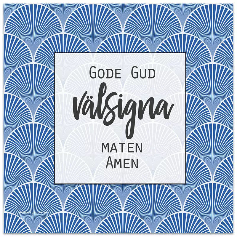 Servietter Lunsj, Bordbønn, Bornelings (33x33 cm, 20 stk)