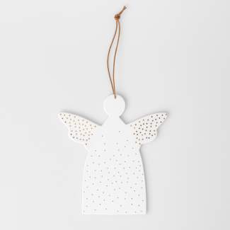 Hengende vinterengel, 20x18,5cm